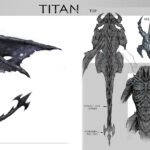 The titan—a giant, armored behemoth used by Molag Bal as a guardian of souls and other critical strategic resources. Part undead, part Daedra, this horrific monstrosity is intelligent and powerful, making it a formidable foe for even the most skilled adventurers.