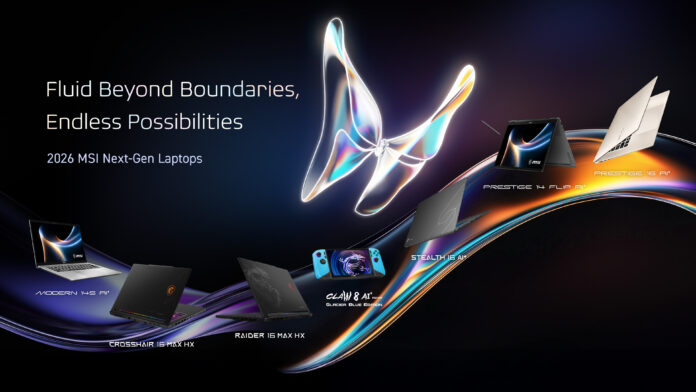 MSI CES 2026 lineup
